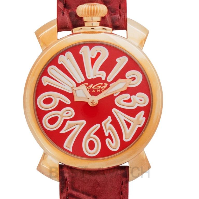 NEW Gaga Milano Manuale 40MM Gold Plated 5021.10