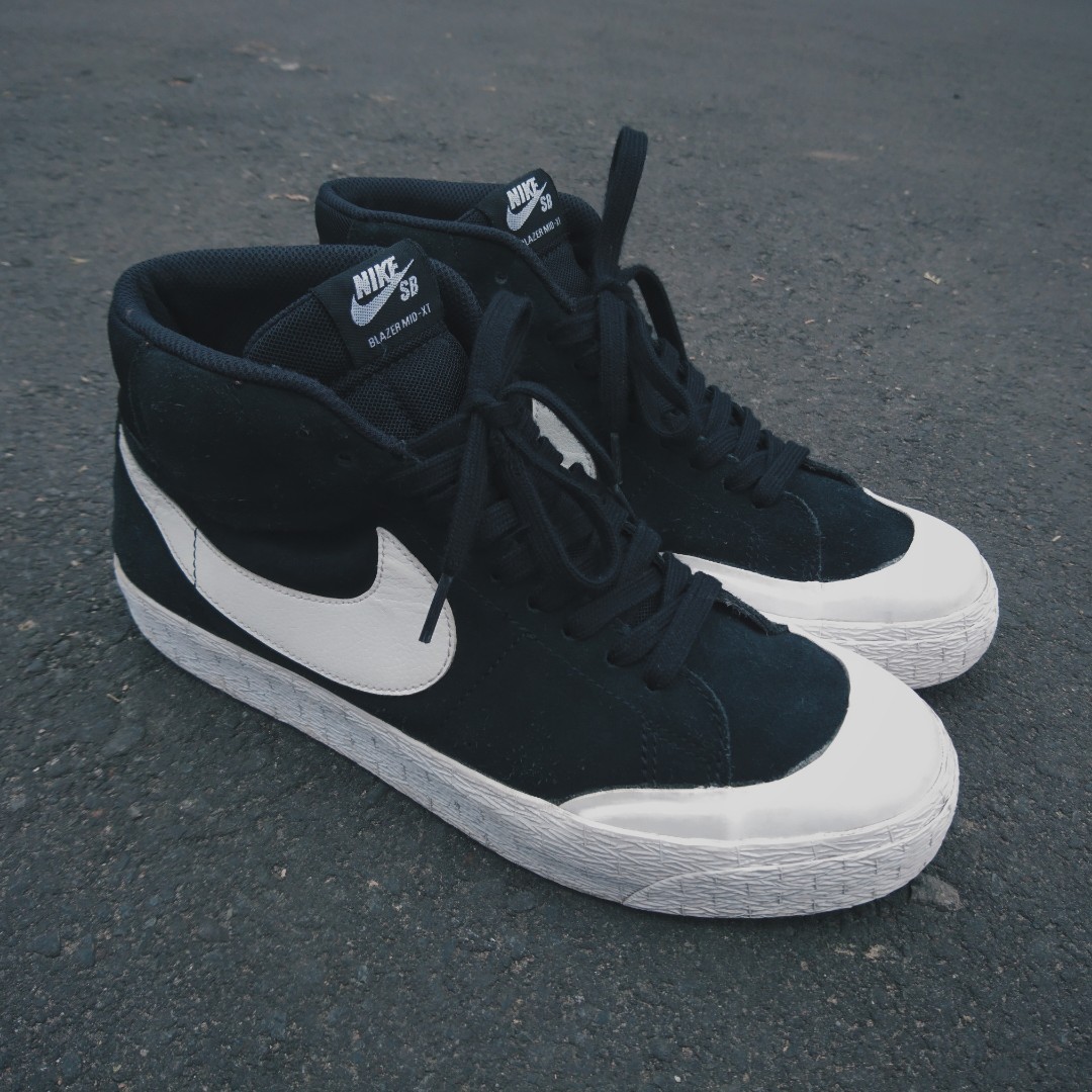 The Nike SB Blazer Mid XT Goes Triple Black • KicksOnFire.com