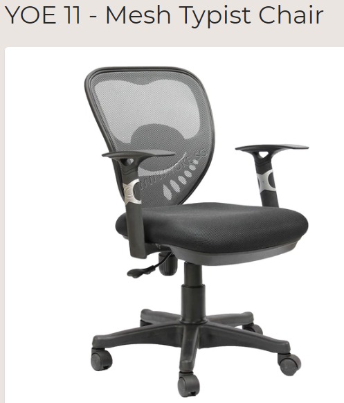Office chair with spine support