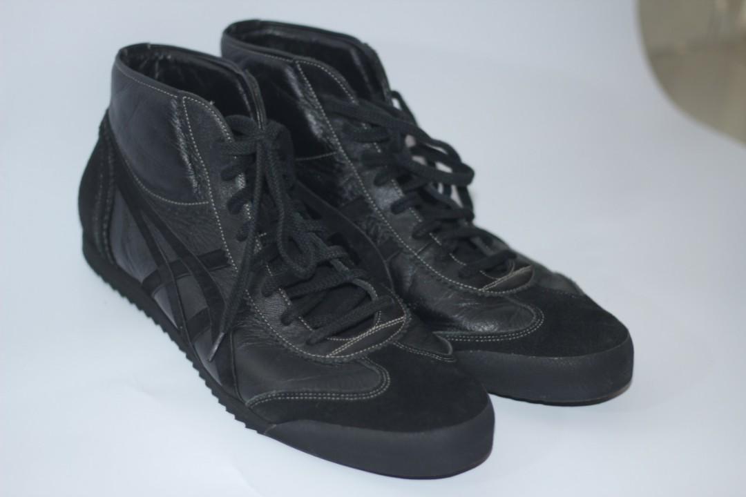 onitsuka tiger mexico mid runner black