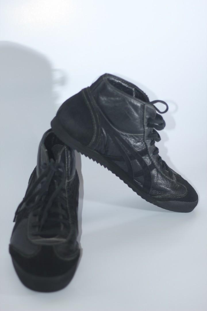 onitsuka tiger mexico mid runner black