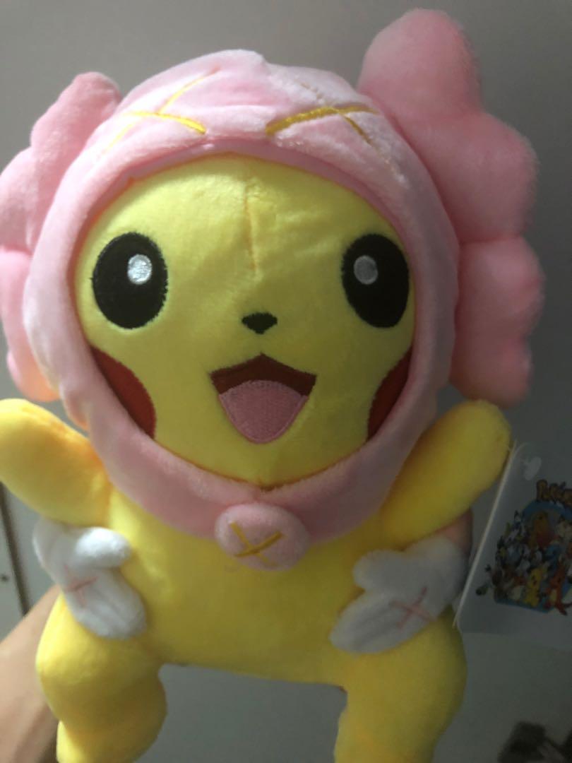 pink pikachu plush