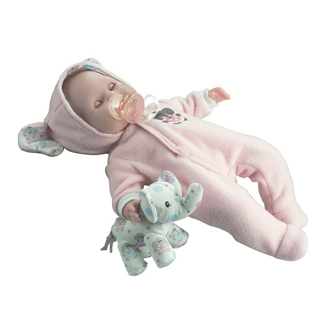 JC Toys Berenguer Boutique 15 Soft Body Baby Doll Gift Set, Open/Close  Eyes in Pink