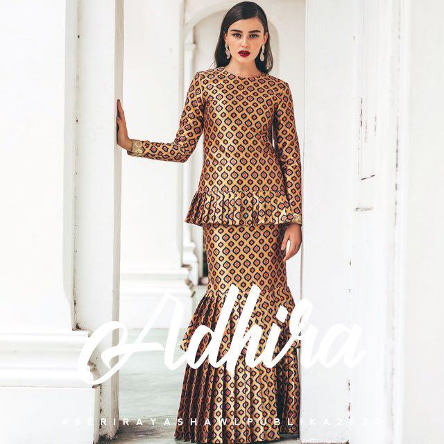 PRE ORDER Adhira Printed Kurung Saree Modern By Shawl Publika Women s Fashion Dresses Sets Traditional Ethnic wear on Carousell