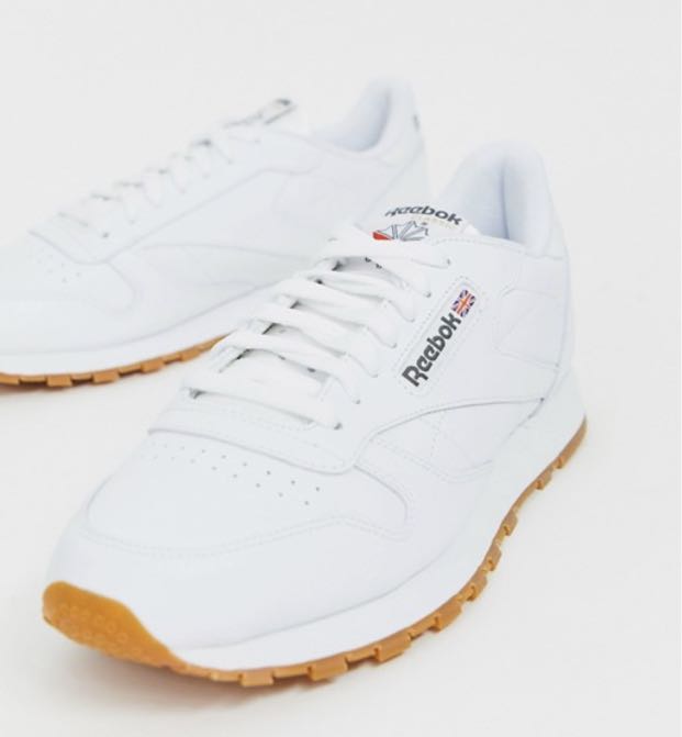 Reebok Classic Leather in white Men s Fashion Footwear Dress