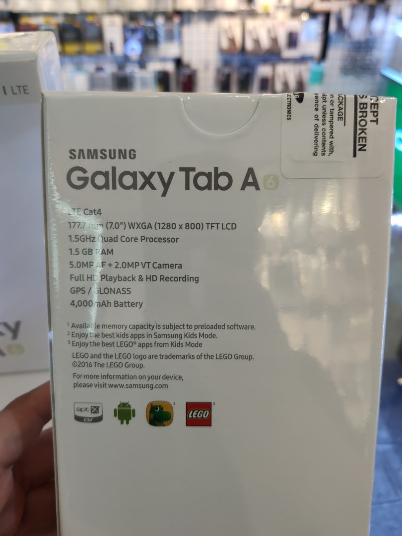 Samsung Tab A 7.0 LTE (Local Set)