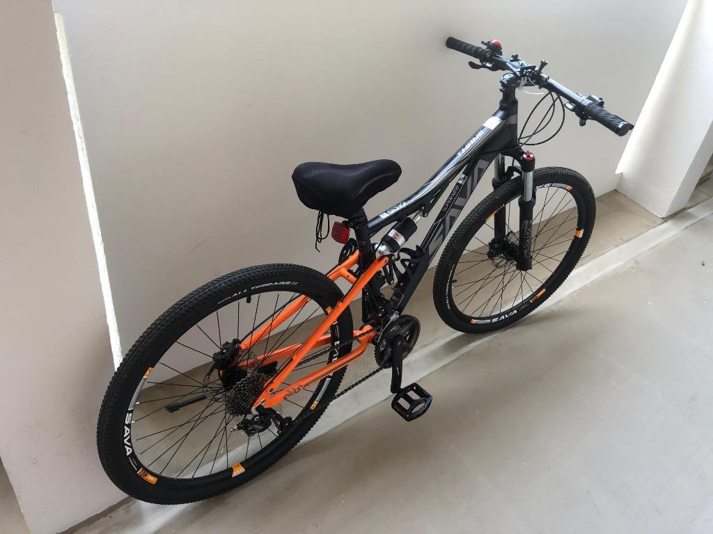 second hand dual suspension mountain bike