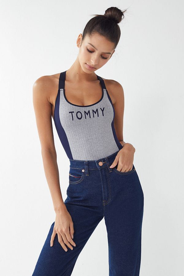 tommy hilfiger bodysuit Women s Fashion Tops Sleeveless on