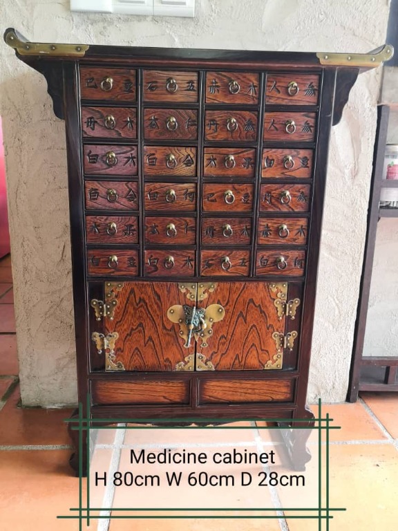 Vintage Chinese Medicine Drawers, Furniture & Home Living, Home