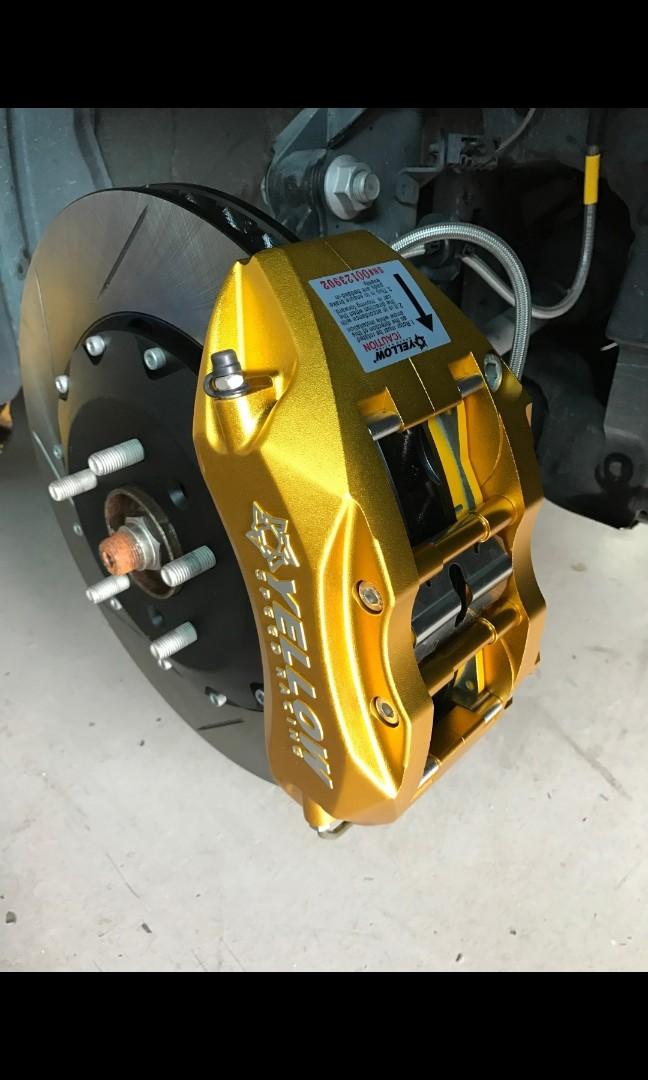 Yellow Speed Racing 356mm 6 pot Big Brake Kit(BBK), Car Accessories