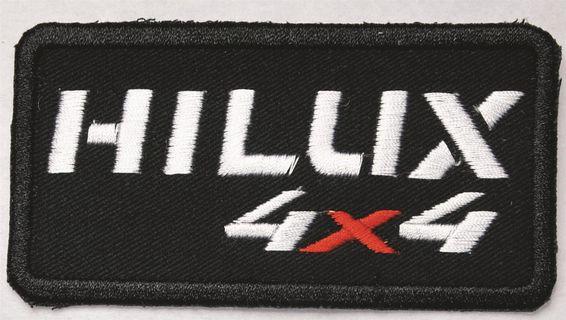 Toyota Hi-Lux  4x4  Truck Embroidered  Cloth Patch (Choose 1)