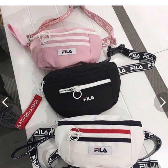 Pink fila shop fanny pack