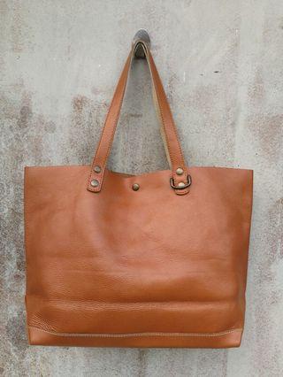 Hawk Company Leather Tote Bag