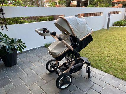 Belecoo Baby Stroller Crib Multifunction Pram