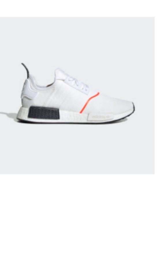 BN Adidas NMD R1 W White Solar Red size uk 5.5 us7 chn 235cm