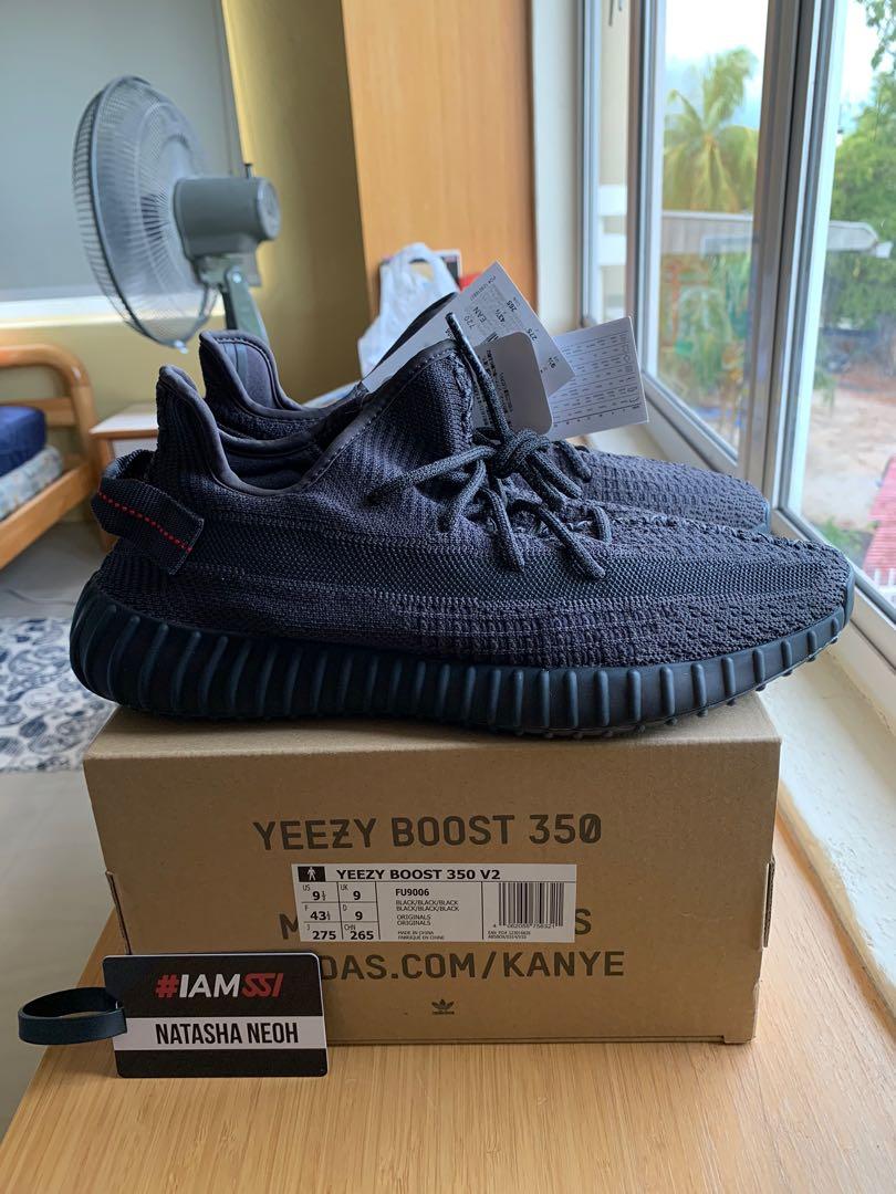 Adidas Yeezy Boost 350 V2 Black Static UK9 UK5.5 Men s Fashion