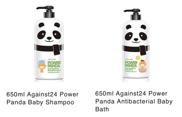 Against24 Panda Adult Antibacterial Body wash Hand wash Baby