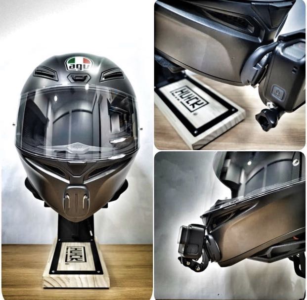 AGV K1 Helmet with GoPro and Mount Motorcycles Motorcycle