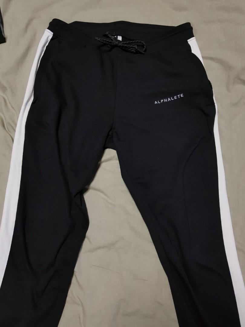 Alphalete stripe sales joggers