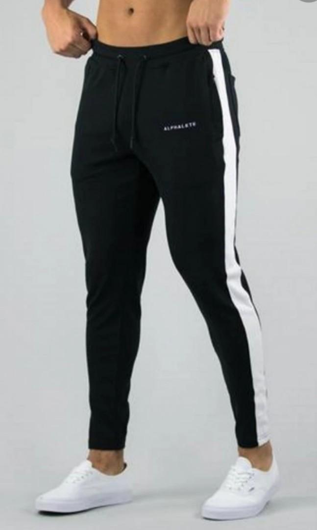 Alphalete stripe sales joggers