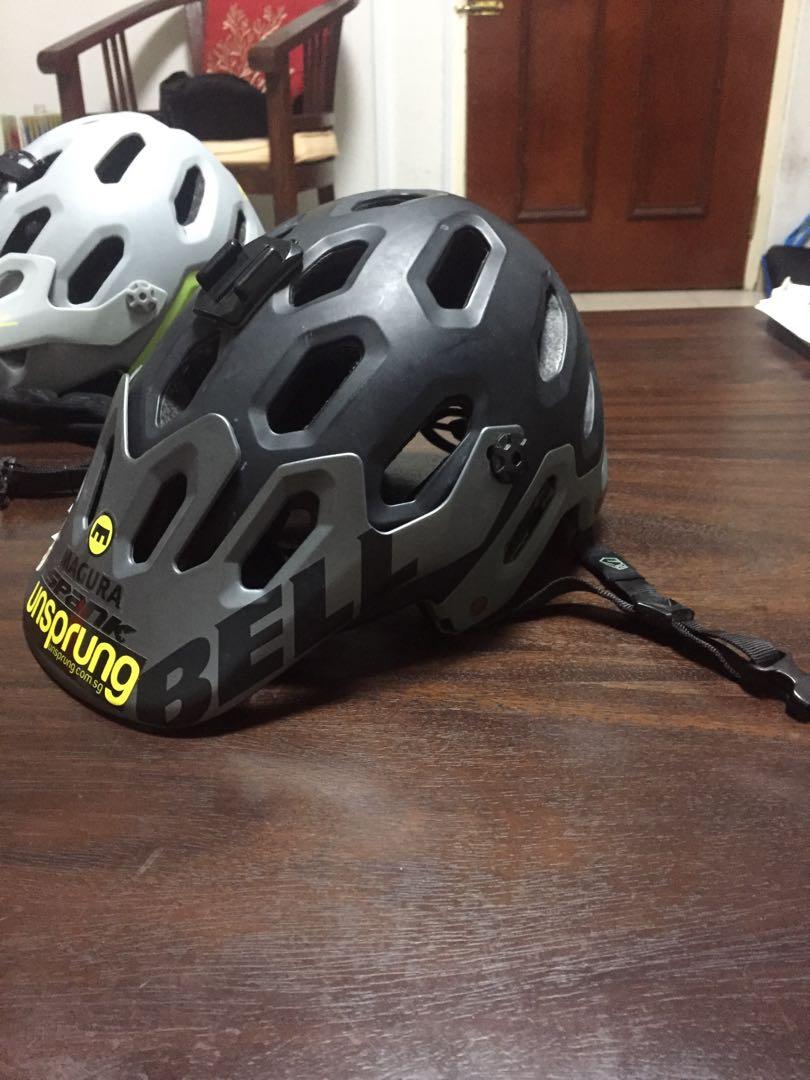 Bell super 2r full face 2025 mtb helmet matte black large