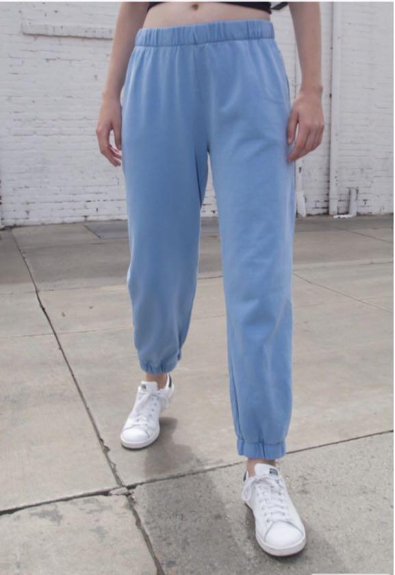 brandy melville sky blue rosa sweats 