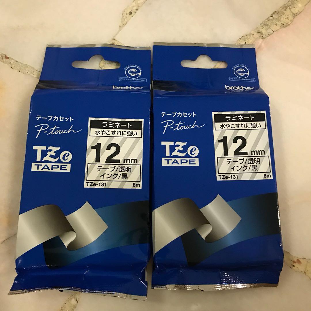 Brother Printer Label Refill Clear With Black Words Electronics Others On Carousell