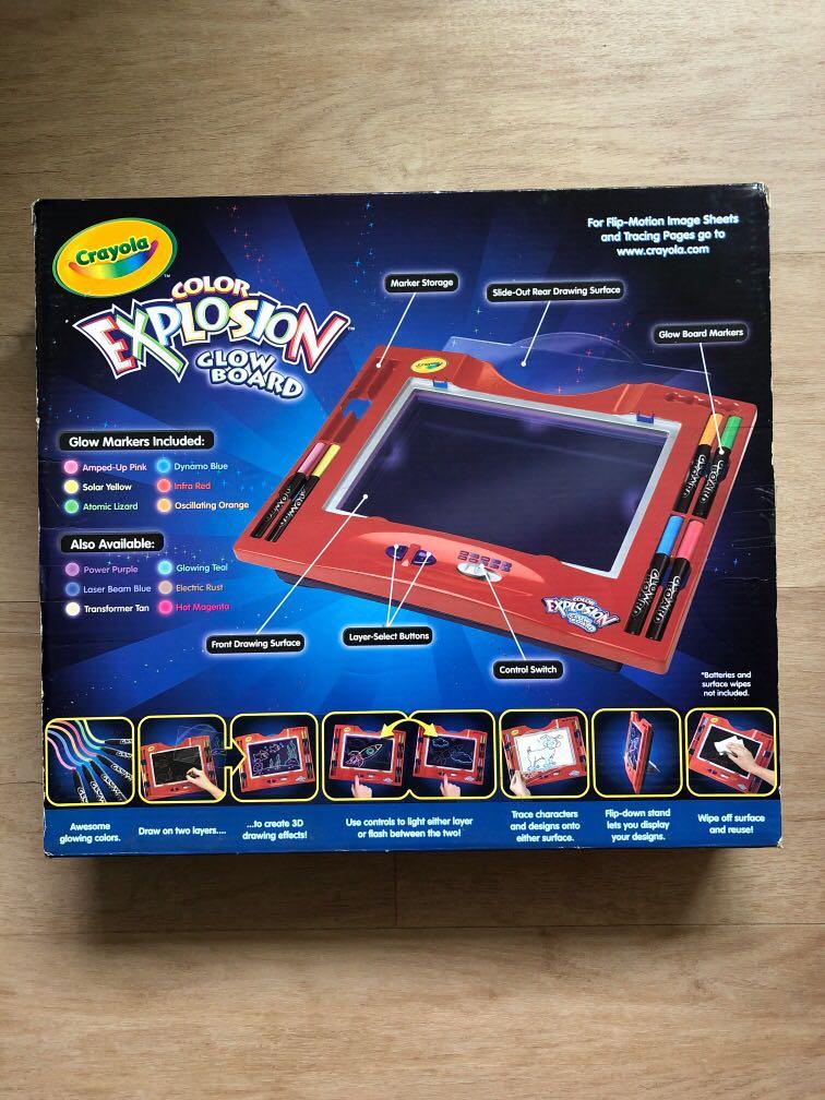 Color explosion glow board top