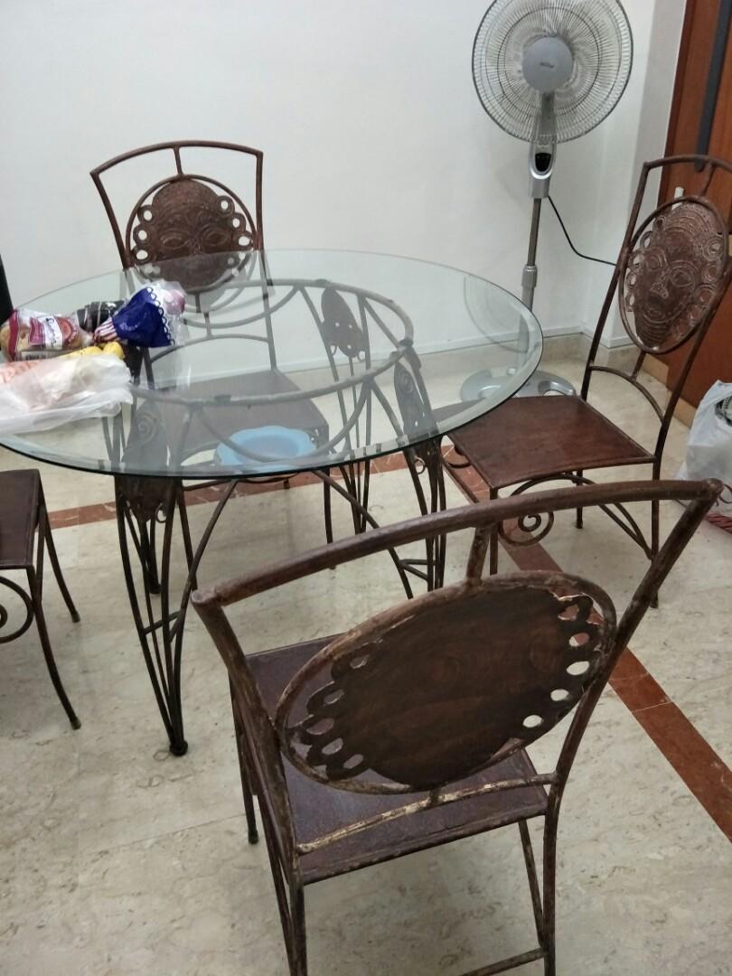 Dining Set Moving House Cheap Sales Furniture Tables Chairs On Carousell