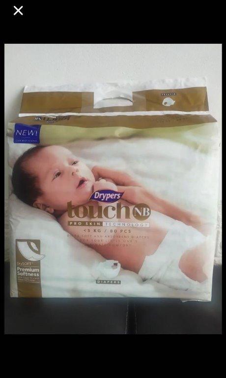 drypers touch newborn