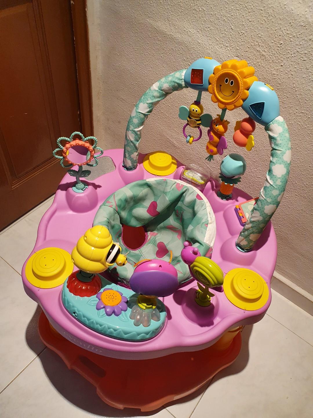 Evenflo clearance exersaucer pink