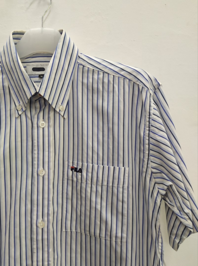 fila button up shirt