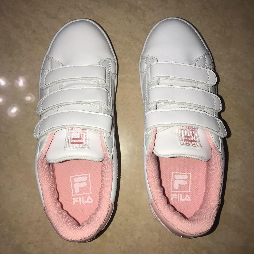 womens pink velcro shoes