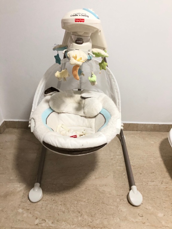 Fisher Price My Little Lamb Cradle n Swing Babies Kids