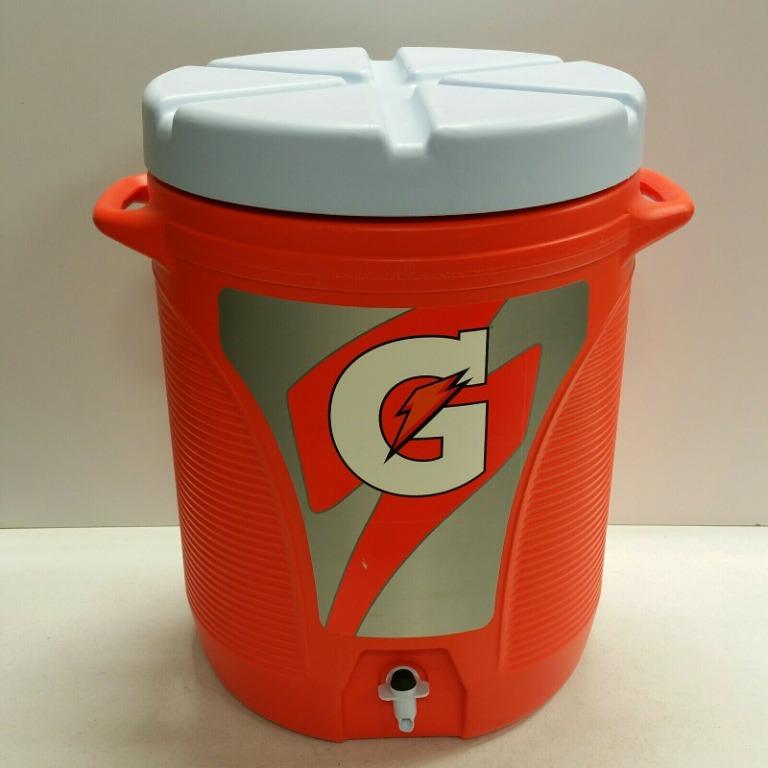 Gatorade by Rubbermaid Water Sideline Cooler Water Beverage Jug Orange
