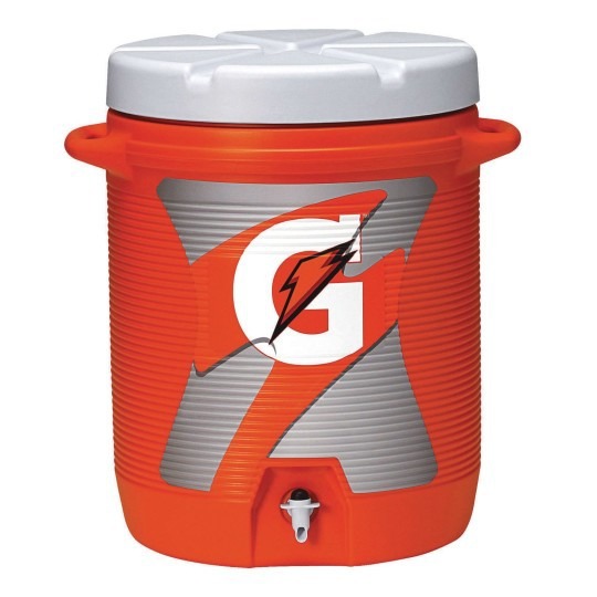 Gatorade by Rubbermaid Water Sideline Cooler Water Beverage Jug Orange