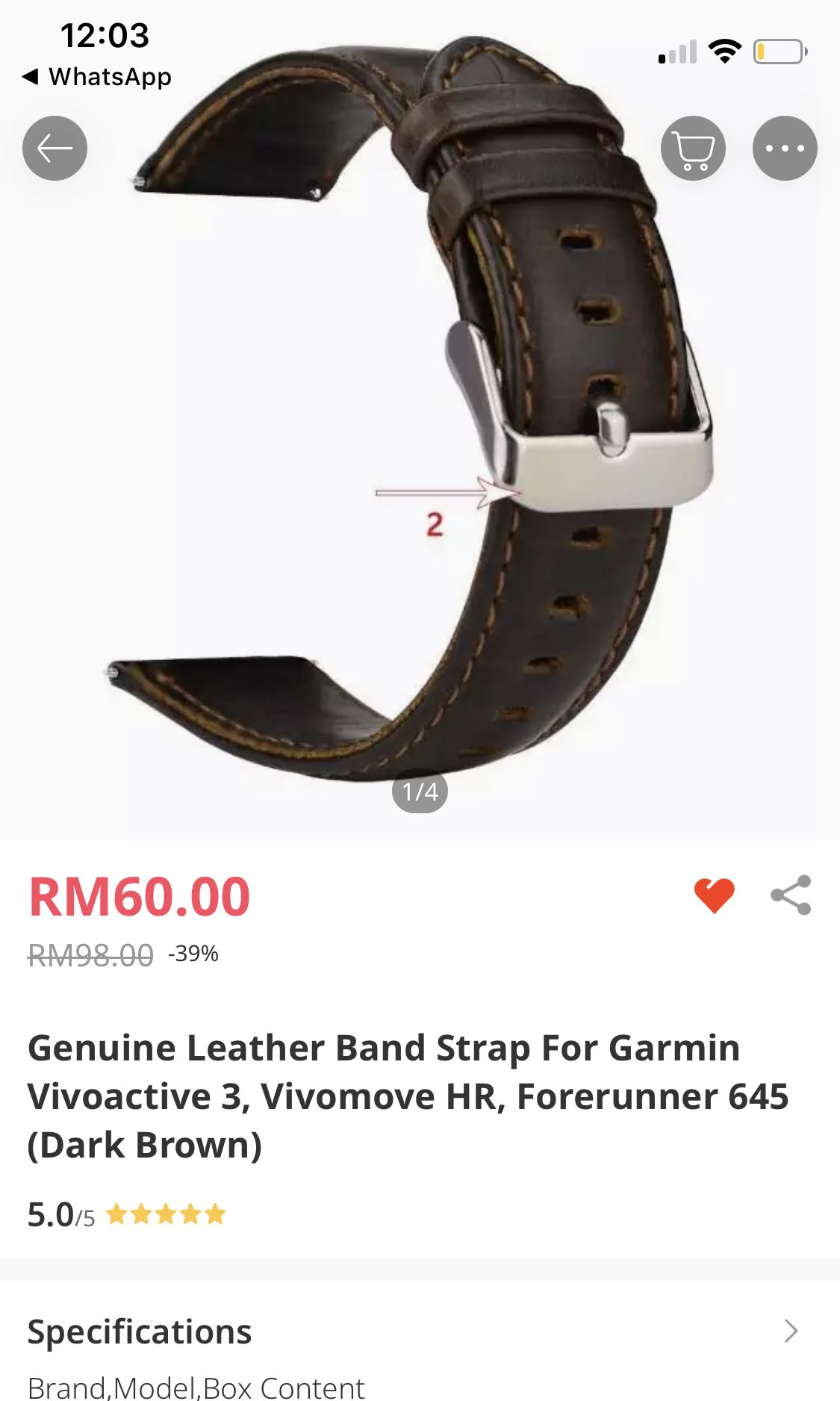 Vivomove hr cheap whatsapp