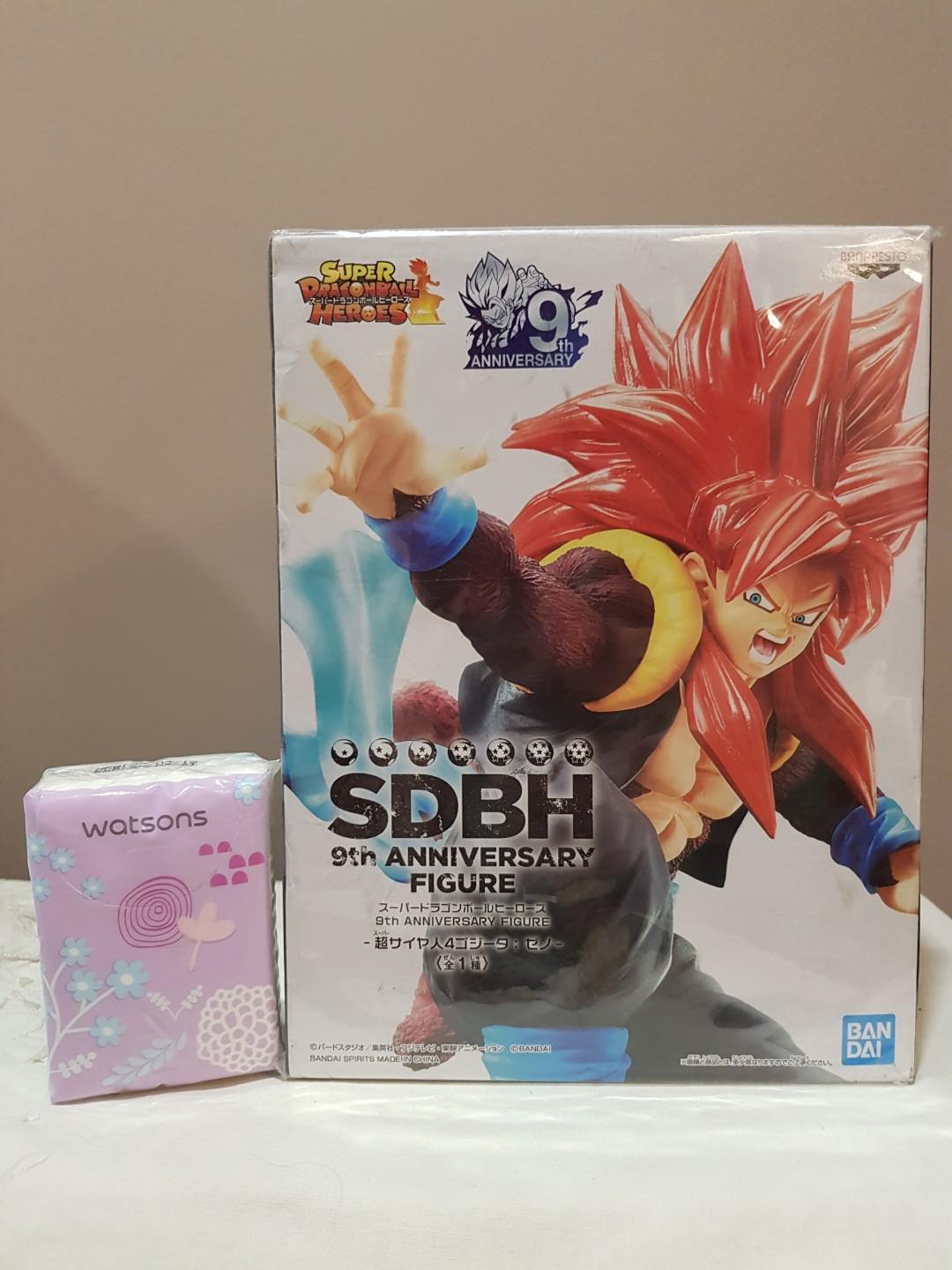 Gold Toei Super Dragon Ball Heroes 9th Anniversary Figure Super Saiyan 4 Gogeta Xeno Toys Games Bricks Figurines On Carousell