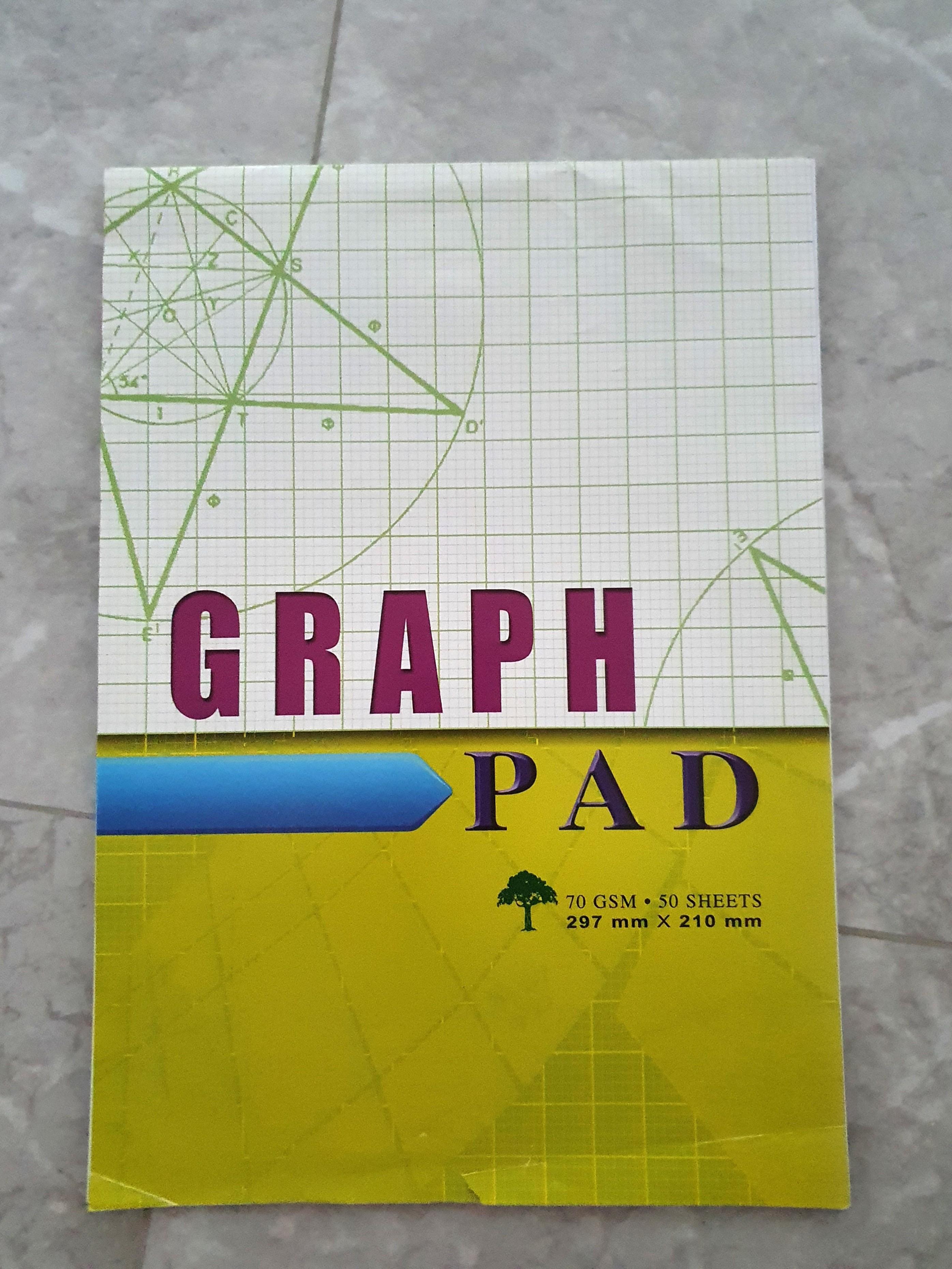 Graph Paper Pad Books Stationery Stationery On Carousell