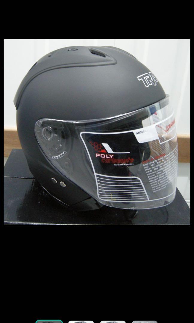 Gravity trax open face helmet, Motorcycles, Motorcycle Apparel on Carousell
