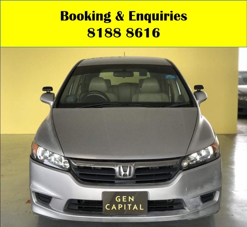 Honda Stream LOWEST RENTAL IN TOWN! Rent a car from us today & travel with a peace of mind! We have lowered our rental rates with additional Free rental and Petrol vouchers for new signups! Whatsapp 8188 8616 now to reserve a car now!