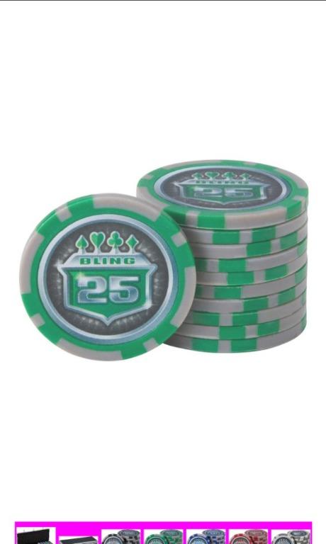 Hot Fat Cat Bling 13 5g Gram Texas Hold Em Clay Poker Chip Set