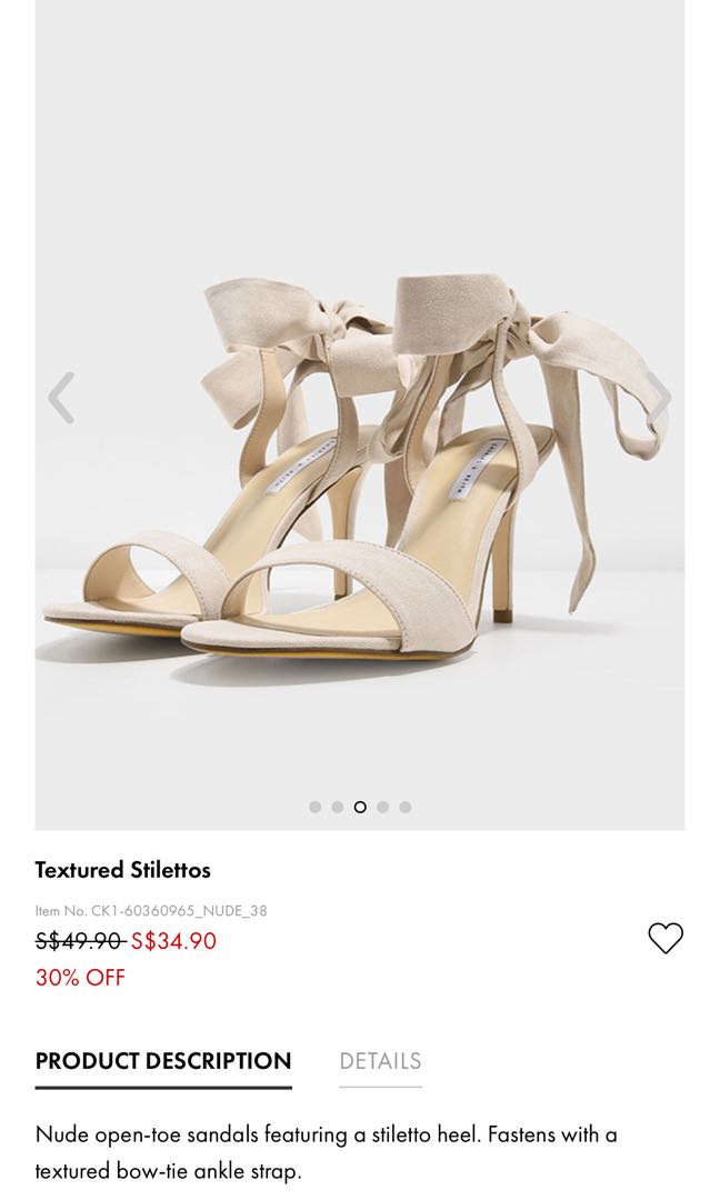tie back heels