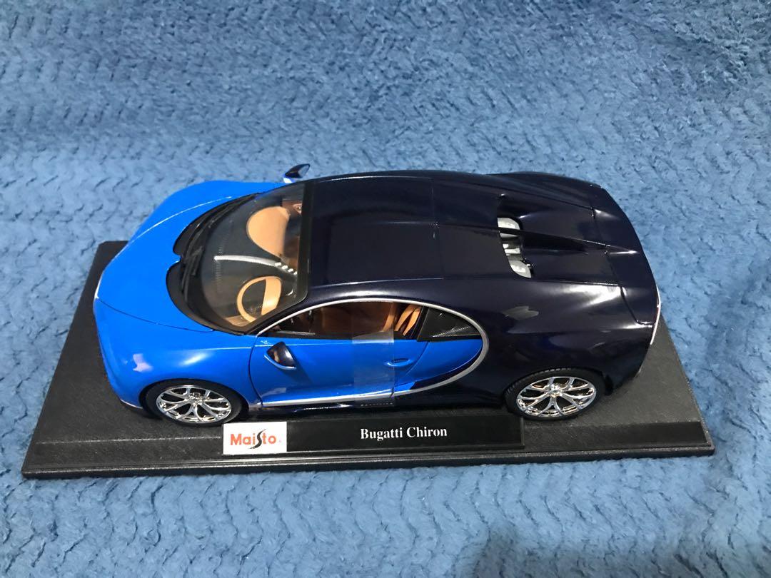 Maisto Bugatti Chiron 1/18 (Category: Vehicle & Diecast Models) located in Del Monte. Submitted by dennis.1682 (Listing ID 285924781, Image 3). Description: 1/18 Diecast No box Intact to base Good as New with few light scratches (See last 2 photos) Selling for Funds.