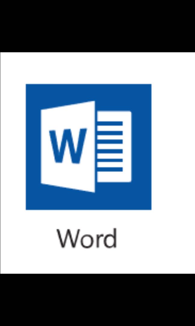 Microsoft Word, Powerpoint, Excel, Outlook, Onenote for Mac