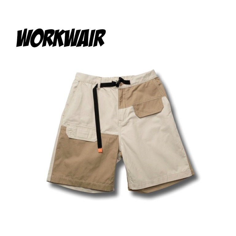 Mountain Patchwork Cargo Shorts 山系拼接短褲 