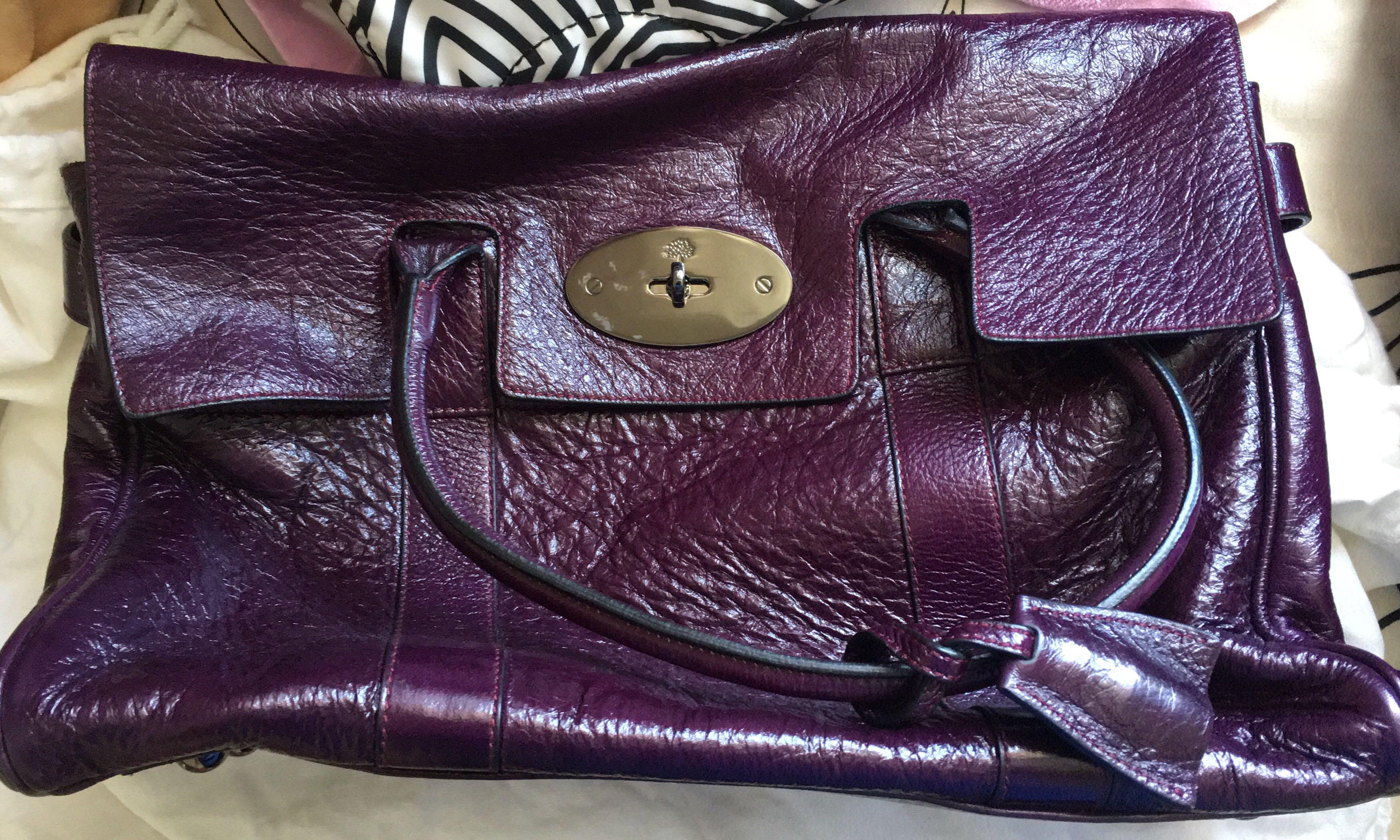 Purple mulberry handbag outlet