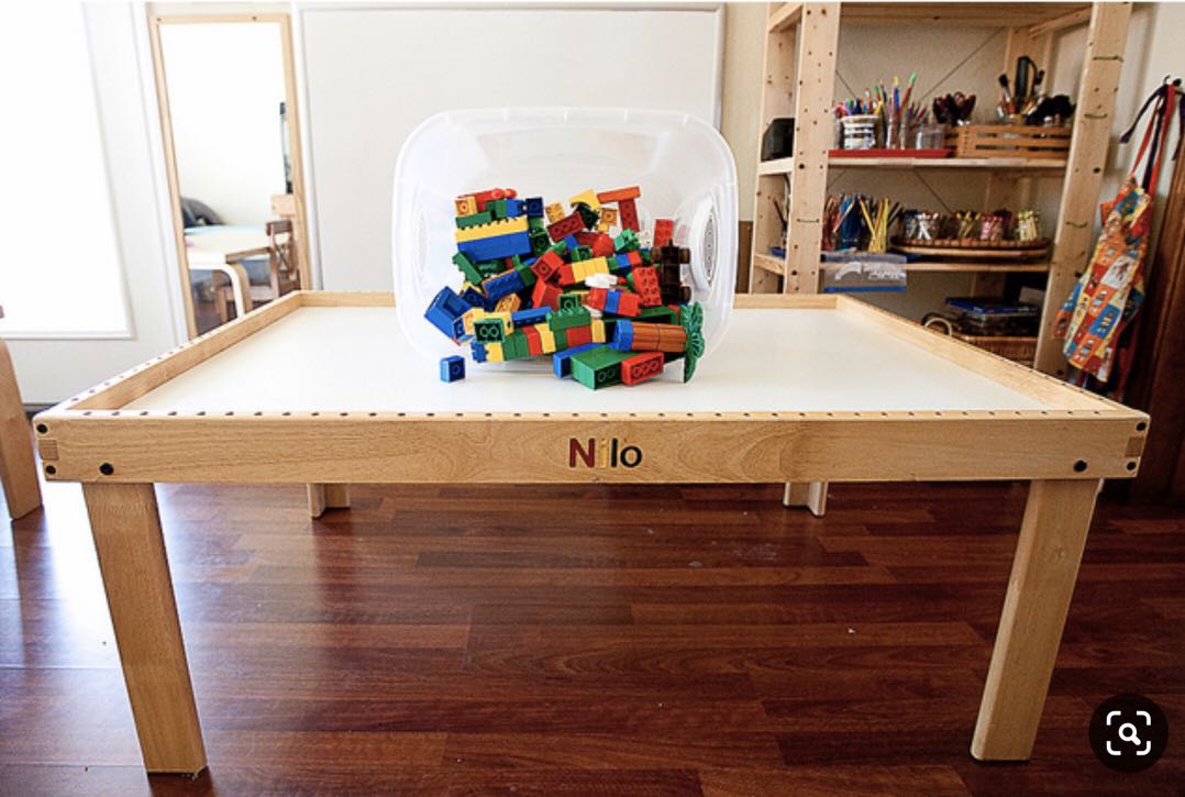 NILO Lego Activity Childrens Play Table Child Height, Babies & Kids