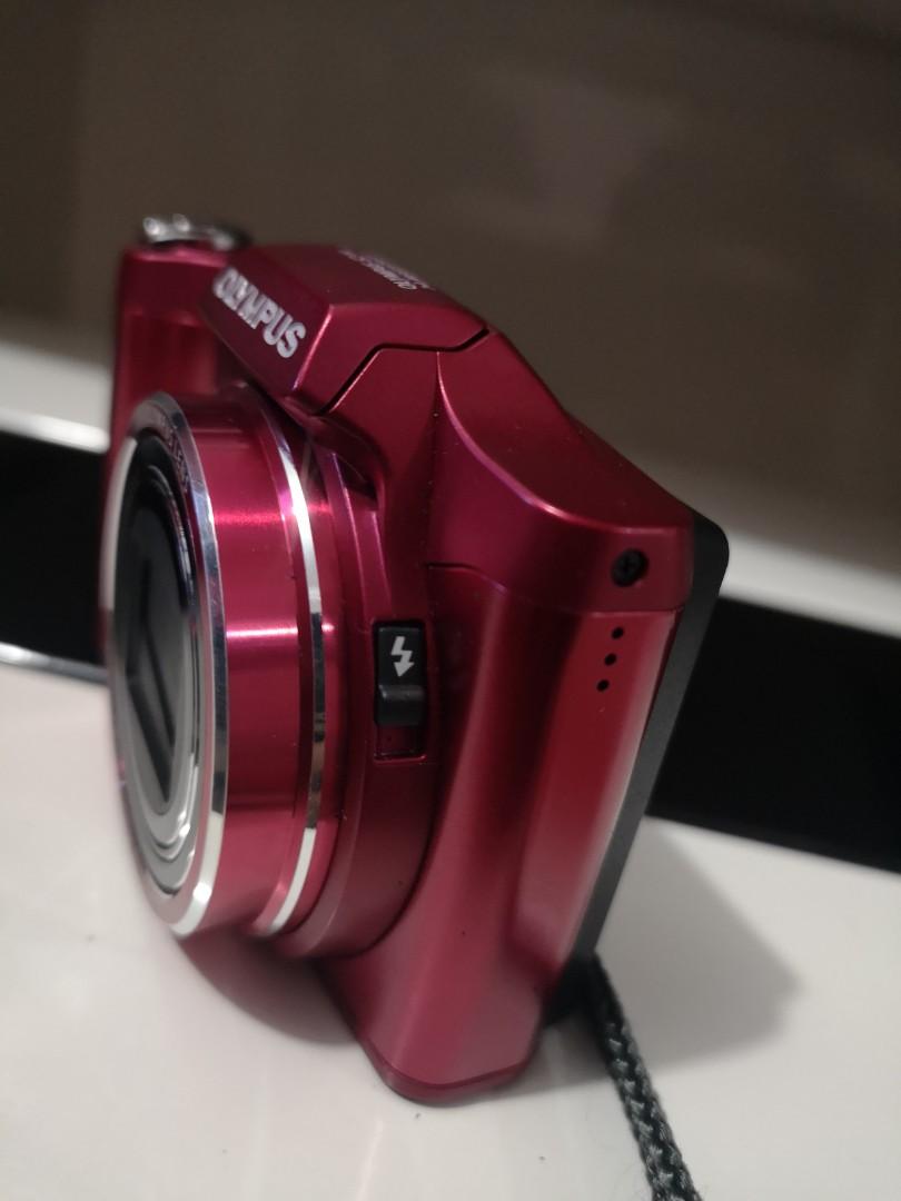 Olympus SZ14 Camera Red, Photography, Cameras on Carousell