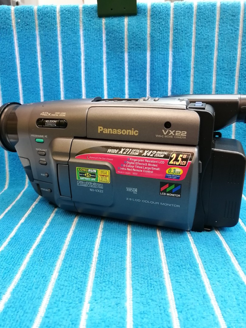 Panasonic VX22, Photography, Video Cameras on Carousell